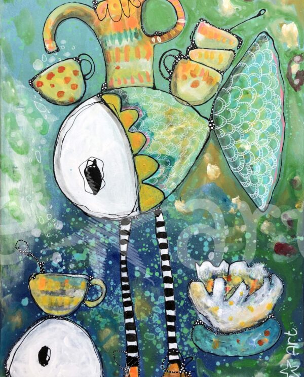 Aqua and tea is all you need